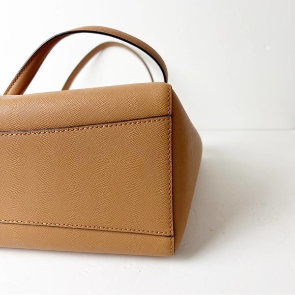 Tory Burch Camel Leather Tote Bag - Picture 8 of 11